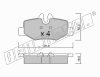 fri.tech. 592.0 (5920) Brake Pad Set, disc brake