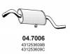 ASSO 04.7006 (047006) End Silencer