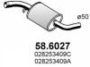 ASSO 58.6027 (586027) Middle Silencer