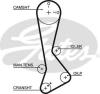GATES 5198XS Timing Belt