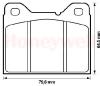 JURID 571235J Brake Pad Set, disc brake