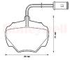 JURID 571440J Brake Pad Set, disc brake