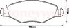 JURID 571930J Brake Pad Set, disc brake