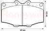 JURID 572178J Brake Pad Set, disc brake
