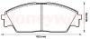 JURID 572329J Brake Pad Set, disc brake