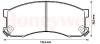 JURID 572336J Brake Pad Set, disc brake