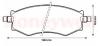 JURID 572339J Brake Pad Set, disc brake