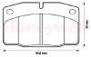 BENDIX 571276X Brake Pad Set, disc brake