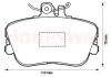 BENDIX 571828X Brake Pad Set, disc brake