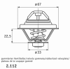 BEHR THERMOT-TRONIK 2.112.87.312 (211287312) Thermostat, coolant