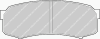 FERODO FDB1021 Brake Pad Set, disc brake
