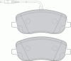 FERODO FDB1556 Brake Pad Set, disc brake
