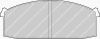 FERODO FDB225 Brake Pad Set, disc brake