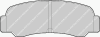 FERODO FDB283 Brake Pad Set, disc brake