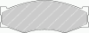 FERODO FSL340 Brake Pad Set, disc brake