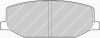 FERODO FDB396 Brake Pad Set, disc brake