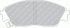 FERODO FSL598 Brake Pad Set, disc brake