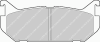 FERODO FSL869 Brake Pad Set, disc brake