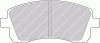 FERODO FDB1327 Brake Pad Set, disc brake