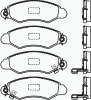 MINTEX MDB2003 Brake Pad Set, disc brake
