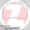 ZIMMERMANN 21153.175.1 (211531751) Brake Pad Set, disc brake