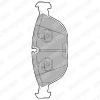 DELPHI LP1002 Brake Pad Set, disc brake