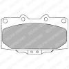 DELPHI LP1020 Brake Pad Set, disc brake