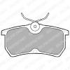 DELPHI LP1316 Brake Pad Set, disc brake