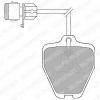 DELPHI LP1463 Brake Pad Set, disc brake