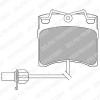 DELPHI LP1535 Brake Pad Set, disc brake
