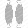 DELPHI LP1557 Brake Pad Set, disc brake