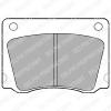 DELPHI LP17 Brake Pad Set, disc brake