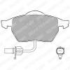 DELPHI LP1706 Brake Pad Set, disc brake