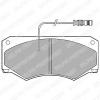DELPHI LP697 Brake Pad Set, disc brake