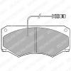 DELPHI LP698 Brake Pad Set, disc brake