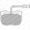 DELPHI LP730 Brake Pad Set, disc brake