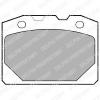DELPHI LP92 Brake Pad Set, disc brake