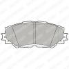 DELPHI LP2002 Brake Pad Set, disc brake