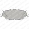 DELPHI LP1977 Brake Pad Set, disc brake