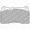 DELPHI LP2012 Brake Pad Set, disc brake