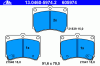 ATE 13.0460-5974.2 (13046059742) Brake Pad Set, disc brake