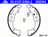 ATE 03.0137-0364.2 (03013703642) Brake Shoe Set
