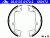 ATE 03.0137-0172.2 (03013701722) Brake Shoe Set, parking brake