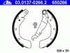 ATE 03.0137-0266.2 (03013702662) Brake Shoe Set