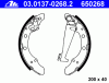 ATE 03.0137-0268.2 (03013702682) Brake Shoe Set