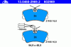 ATE 13.0460-2969.2 (13046029692) Brake Pad Set, disc brake