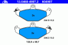 ATE 13.0460-4957.2 (13046049572) Brake Pad Set, disc brake