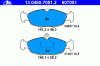 ATE 13.0460-7051.2 (13046070512) Brake Pad Set, disc brake