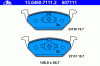 ATE 13.0460-7111.2 (13046071112) Brake Pad Set, disc brake