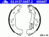 ATE 03.0137-0457.2 (03013704572) Brake Shoe Set